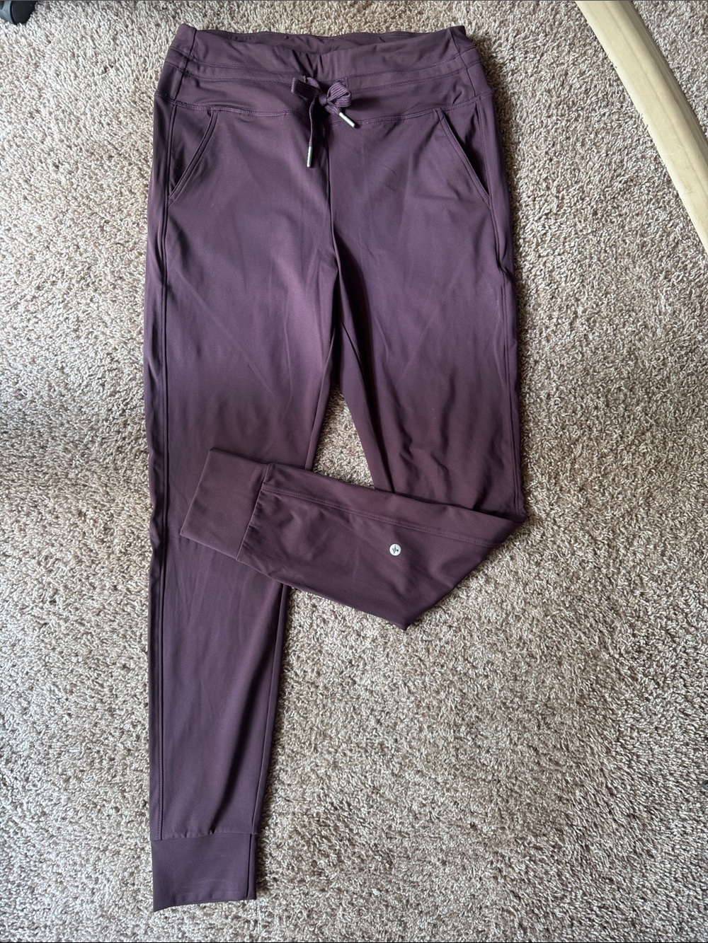 HALARA Brown Drawstring Jogger Pants